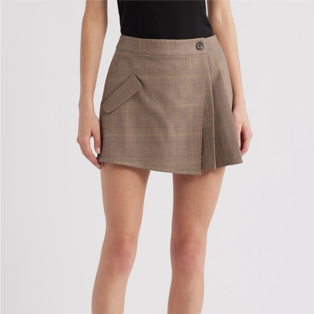 Rails Adriana Asymmetrical Pleated Skirt